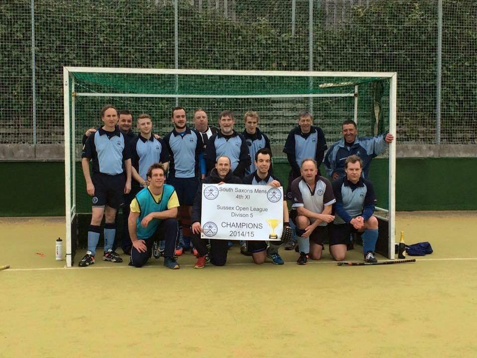 South Saxons Mens Hockey Club after winning promotion